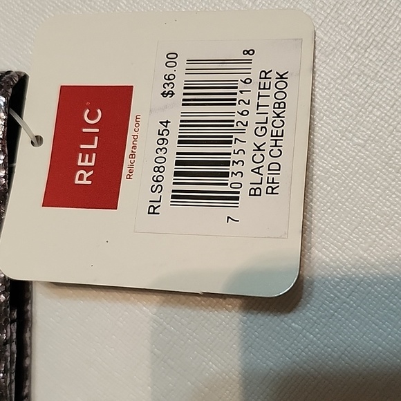 Relic Sparkling Silver Wallet, Smooth Finish NWT - Picture 3 of 11